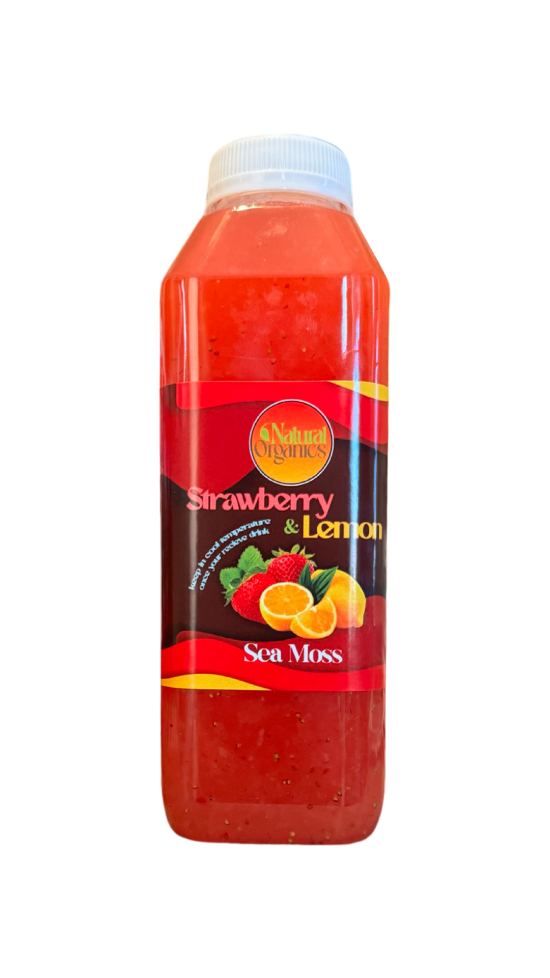 Seamoss &amp; Strawberry Lemonade