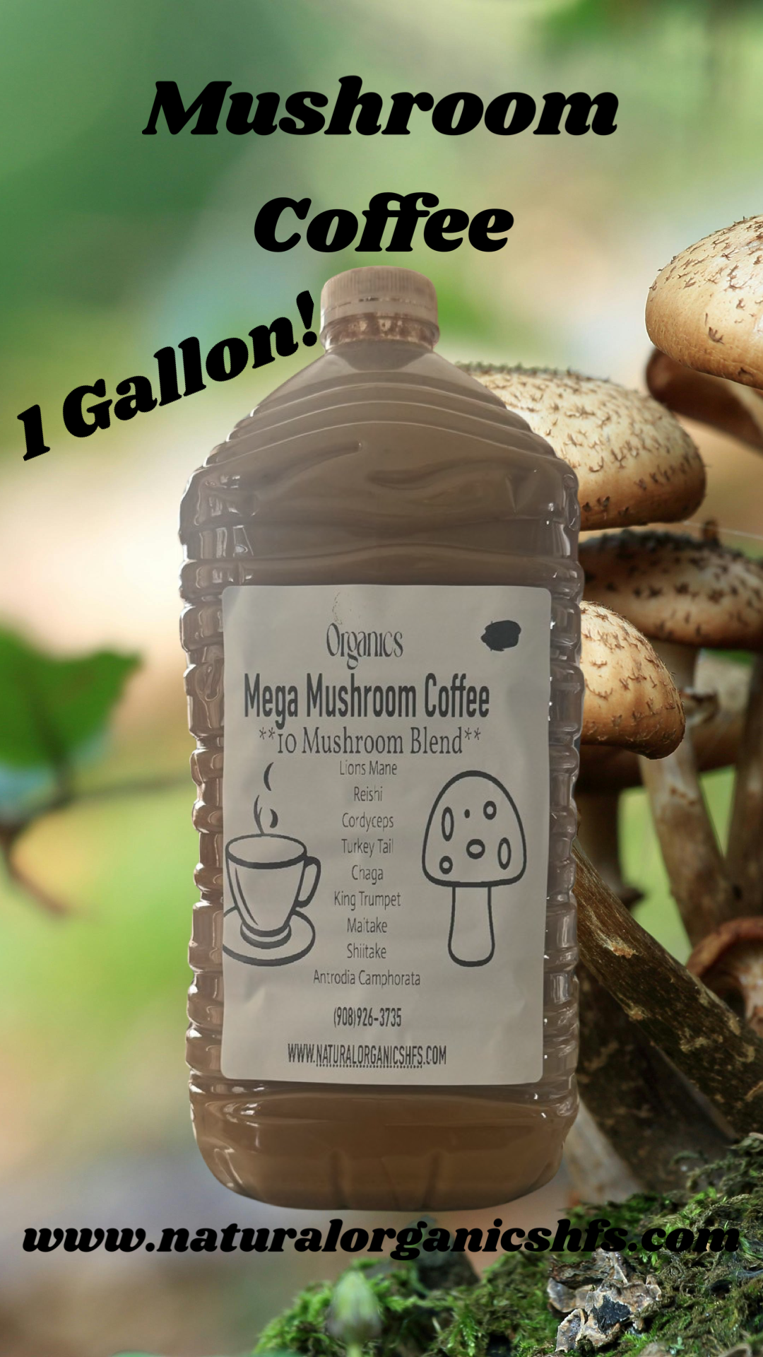 Mushroom Coffee (Gallon)